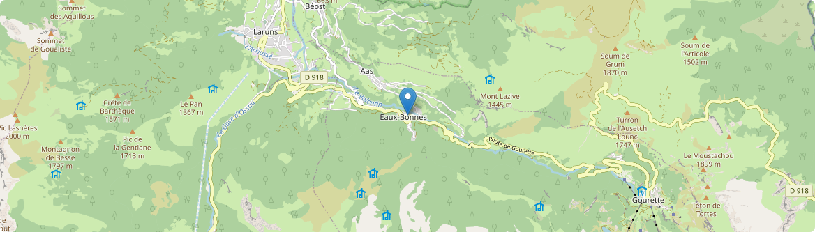 Eaux-Bonnes - Carte