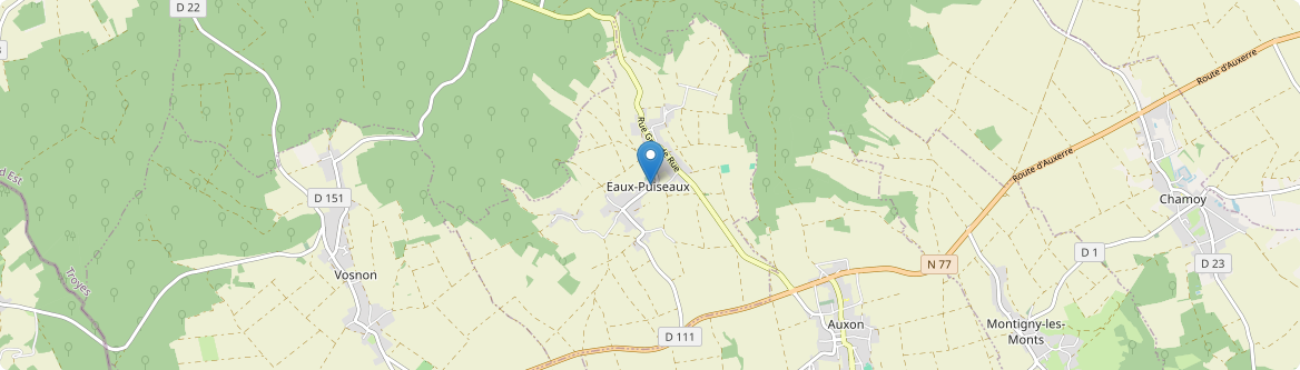Eaux-Puiseaux - Carte