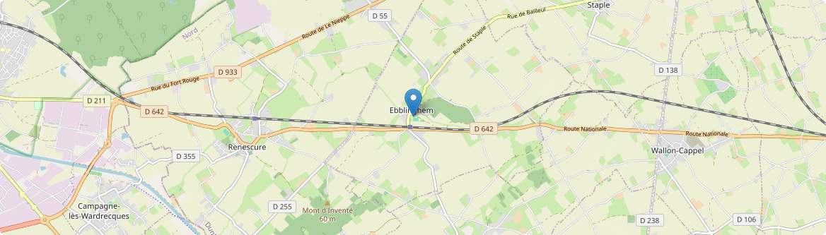 Ebblinghem - Carte