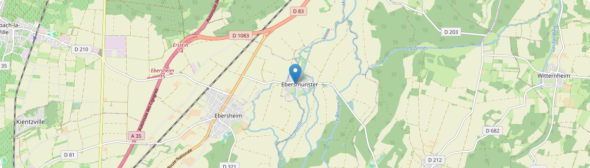 Ebersmunster - Carte