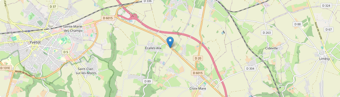 Écalles-Alix - Carte