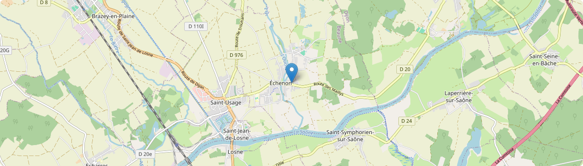 Échenon - Carte