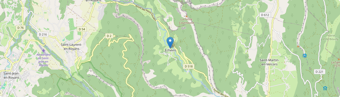 Échevis - Carte
