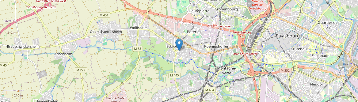 Eckbolsheim - Carte