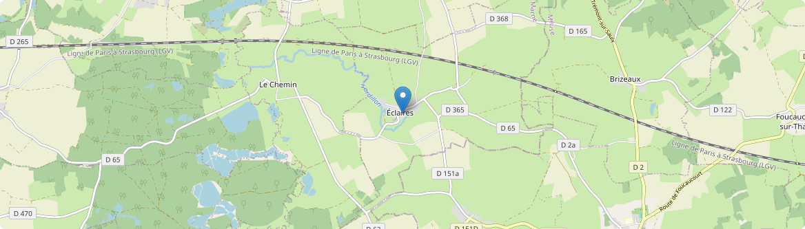 Éclaires - Carte