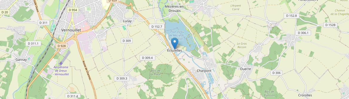 Écluzelles - Carte