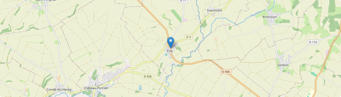 Écly - Carte