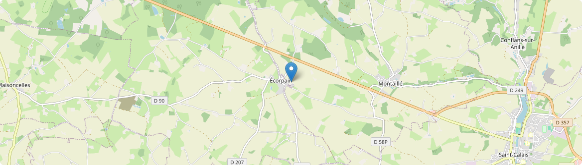 Écorpain - Carte