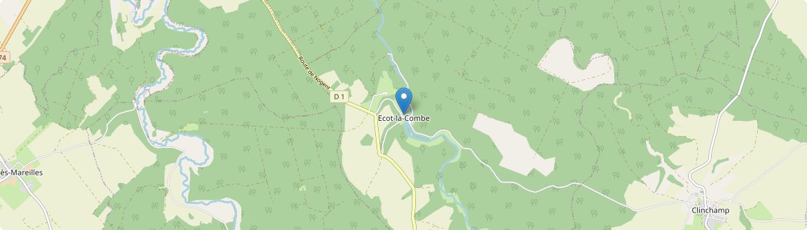Ecot-la-Combe - Carte