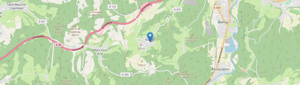 Écot - Carte
