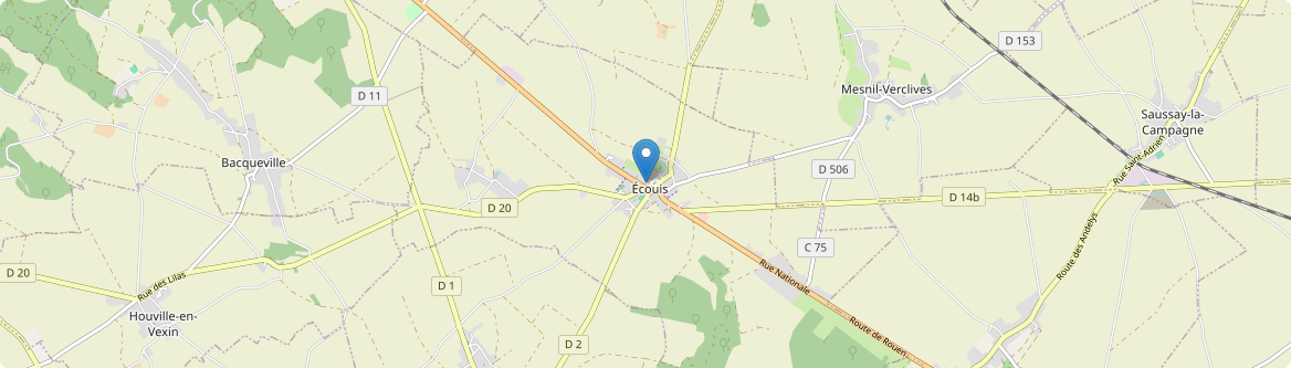 Écouis - Carte