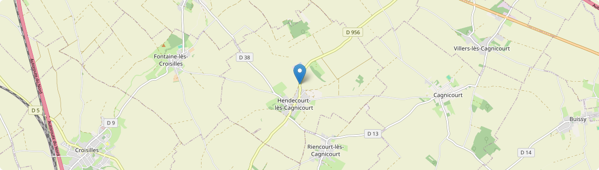 Écoust-Saint-Mein - Carte