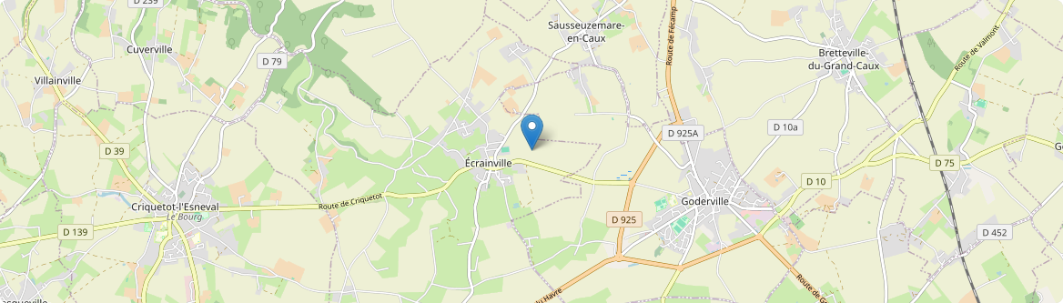 Écrainville - Carte