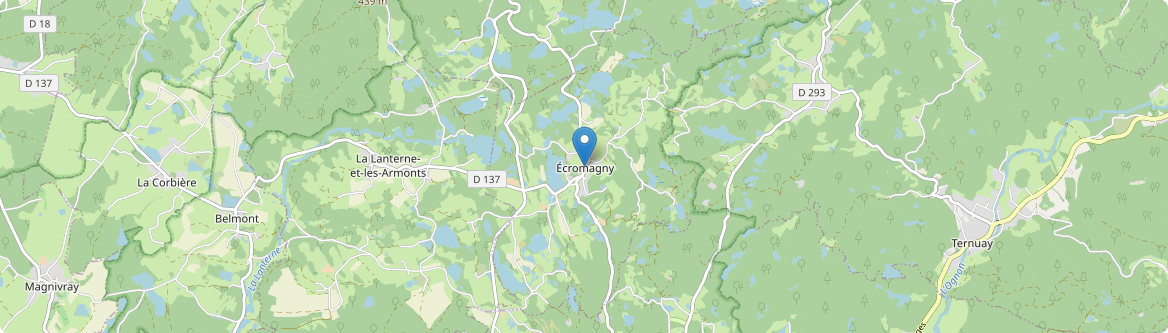 Écromagny - Carte