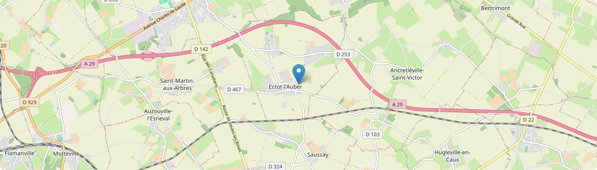 Ectot-l'Auber - Carte