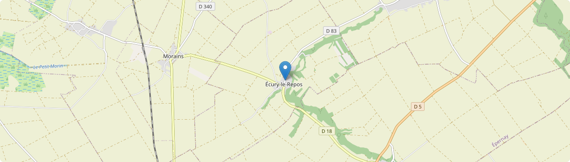 Écury-le-Repos - Carte
