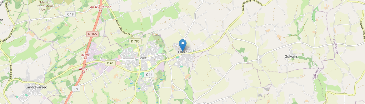 Edern - Carte