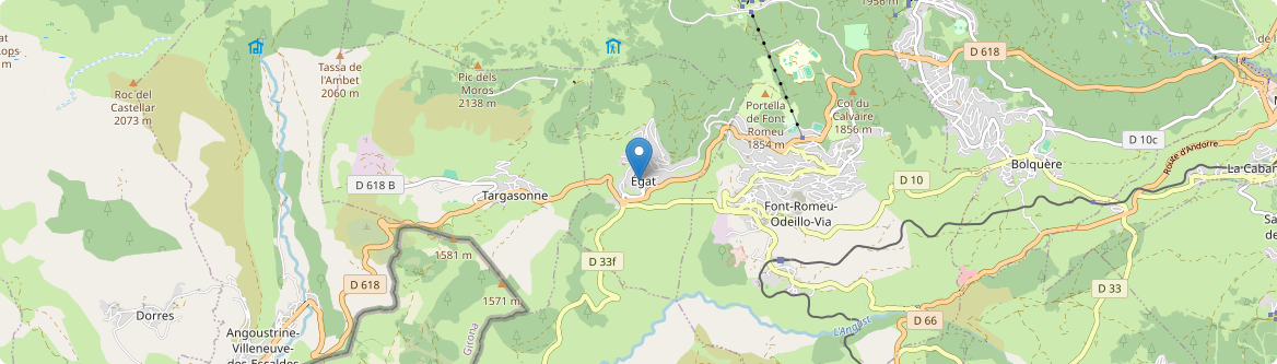 Égat - Carte