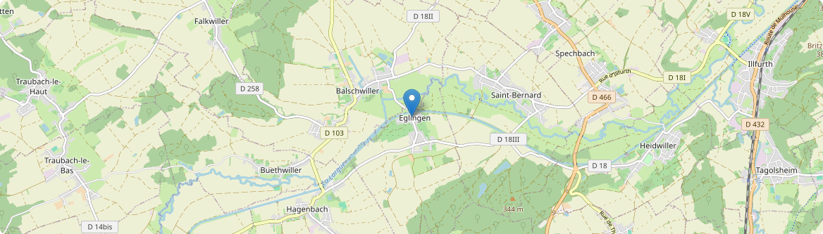 Eglingen - Carte