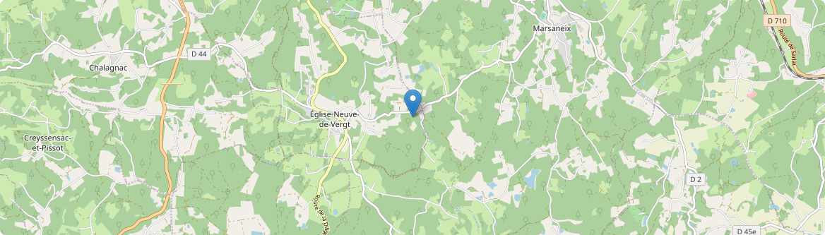 Église-Neuve-de-Vergt - Carte