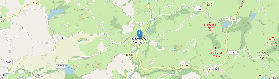 Égliseneuve-d'Entraigues - Carte