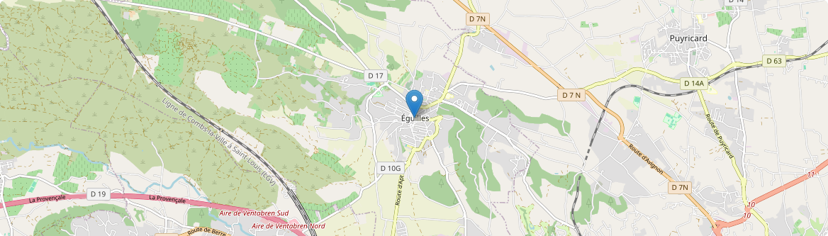 Éguilles - Carte