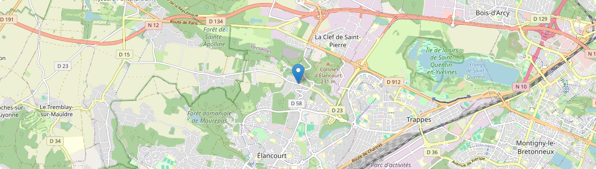 Élancourt - Carte
