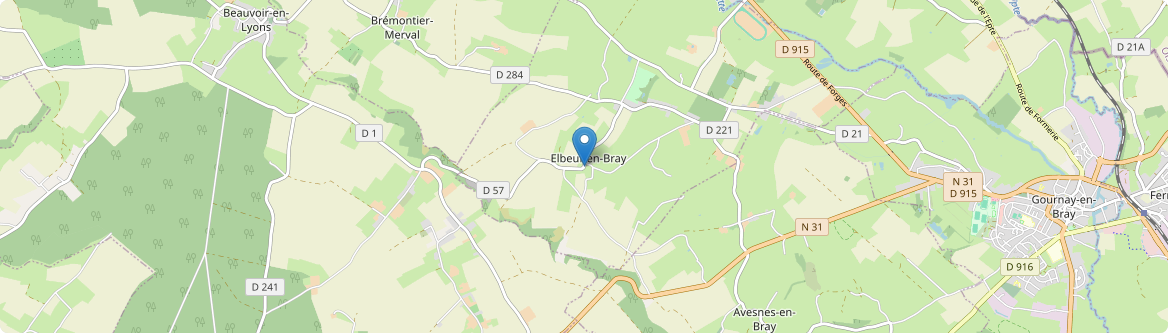 Elbeuf-en-Bray - Carte