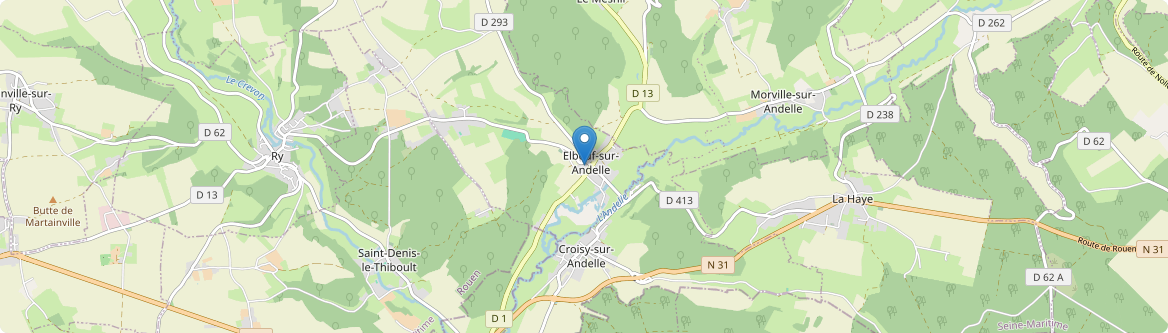 Elbeuf-sur-Andelle - Carte