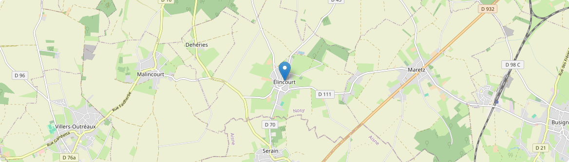 Élincourt - Carte
