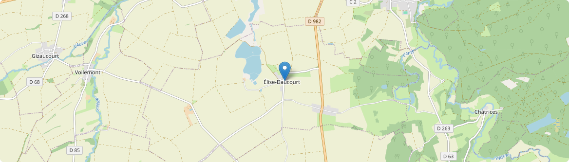 Élise-Daucourt - Carte