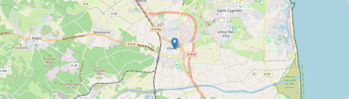Elne - Carte