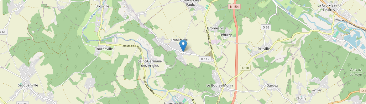 Émalleville - Carte
