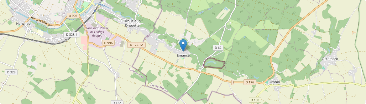 Émancé - Carte