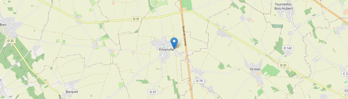 Émanville - Carte