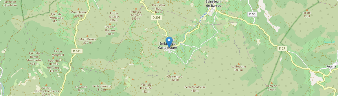 Embres-et-Castelmaure - Carte
