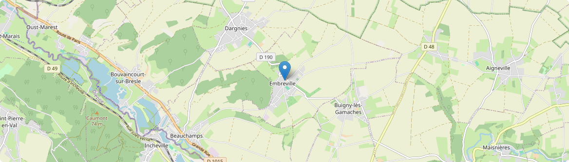 Embreville - Carte