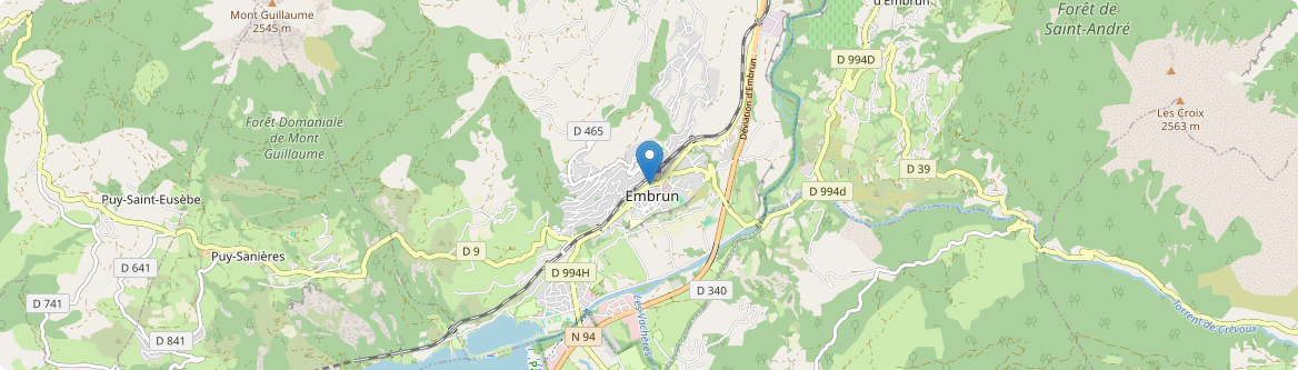 Embrun - Carte