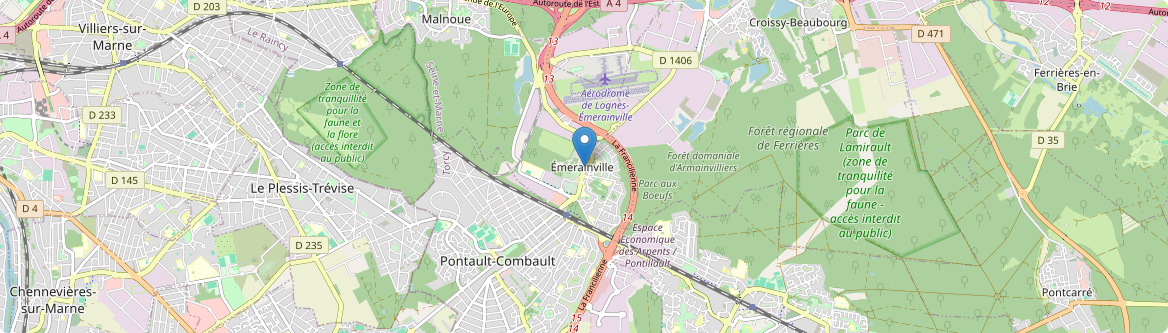 Émerainville - Carte