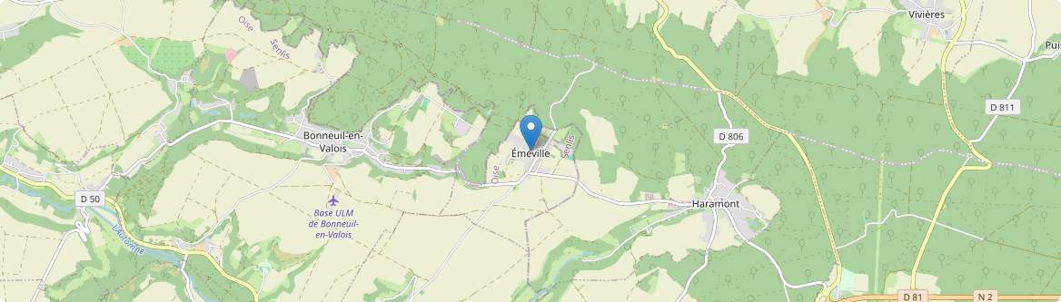 Éméville - Carte