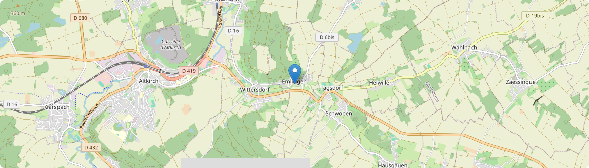 Emlingen - Carte