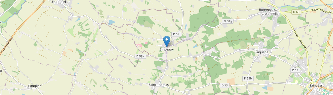 Empeaux - Carte