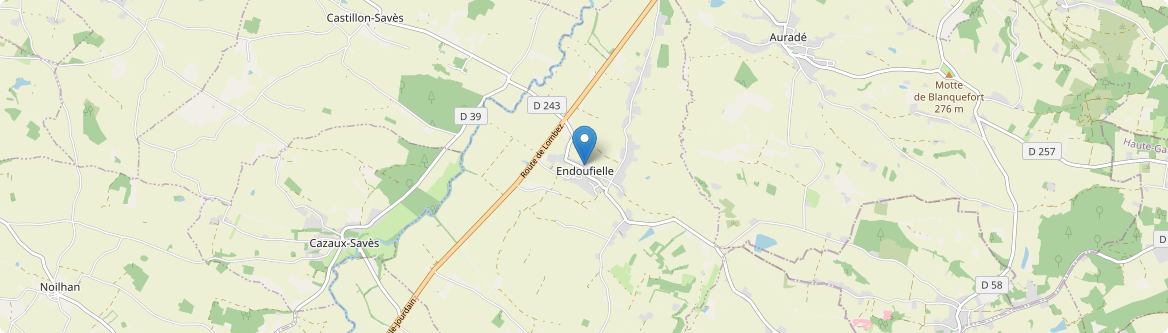 Endoufielle - Carte