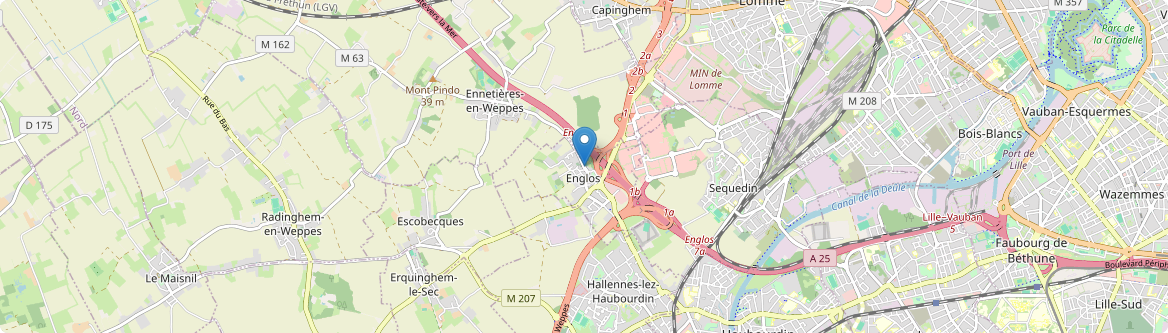 Englos - Carte