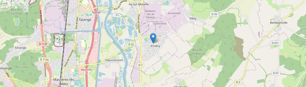 Ennery - Carte