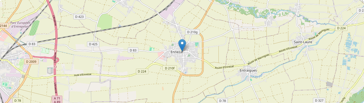 Ennezat - Carte
