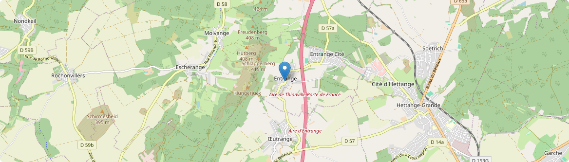 Entrange - Carte