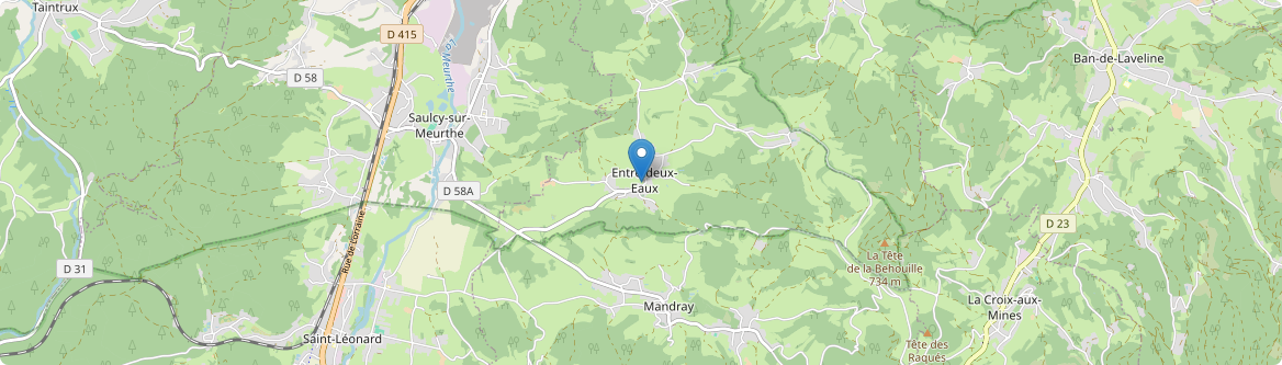 Entre-deux-Eaux - Carte