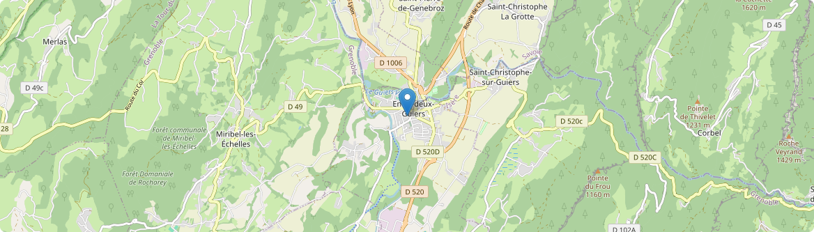 Entre-deux-Guiers - Carte