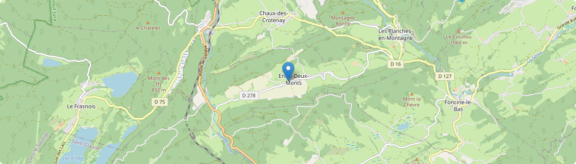 Entre-deux-Monts - Carte